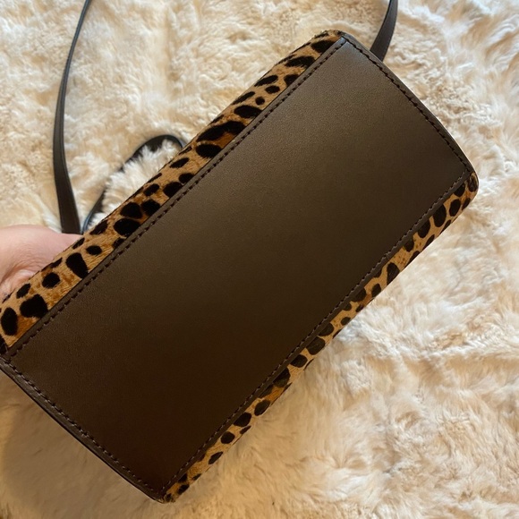 Kate Spade Lane Leopard Calf Hair Small Satchel - Picture 10 of 11